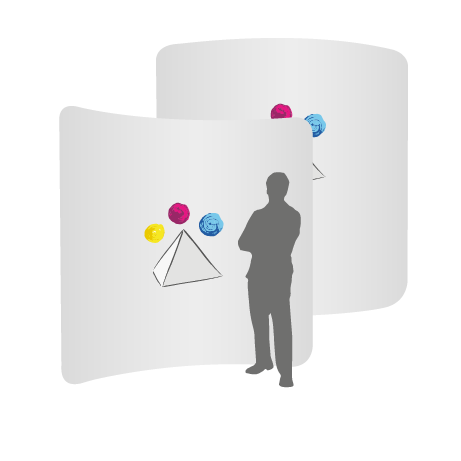 Textilwand ALU