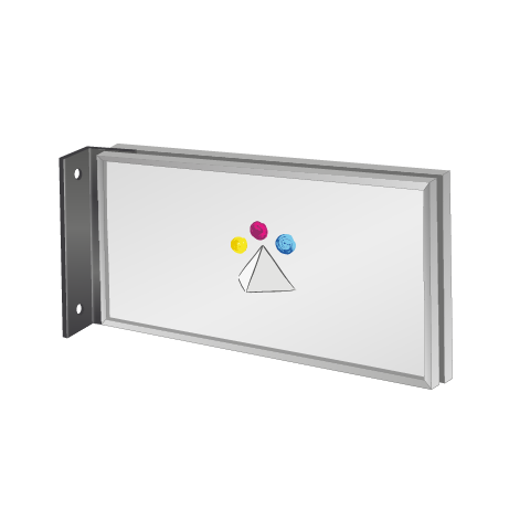 Fahnenschild | System Karlsruhe | 29,7 cm x 15 cm