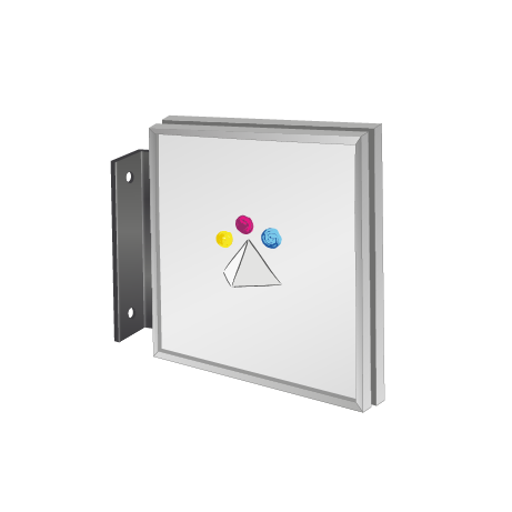 Fahnenschild | System Karlsruhe | 21 cm x 21 cm